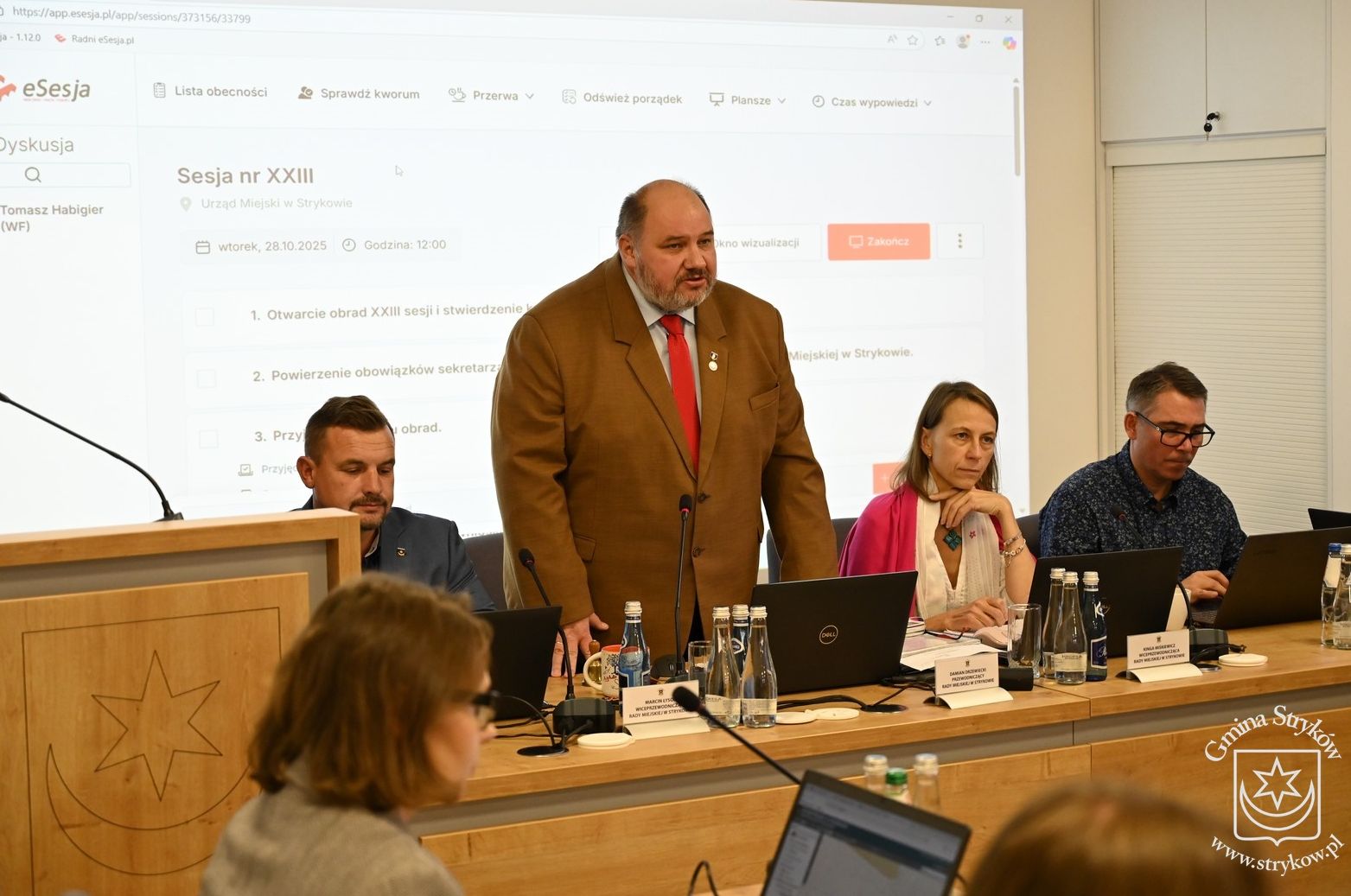 XXIII sesja Rady Miejskiej w Strykowie