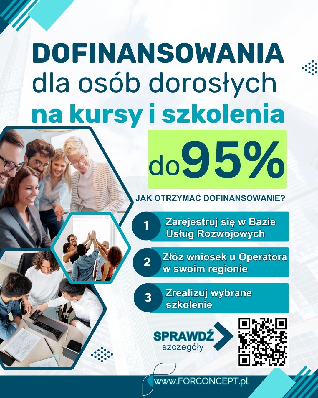 Dofinansowania dla osób dorosłych na kursy i szkolenia