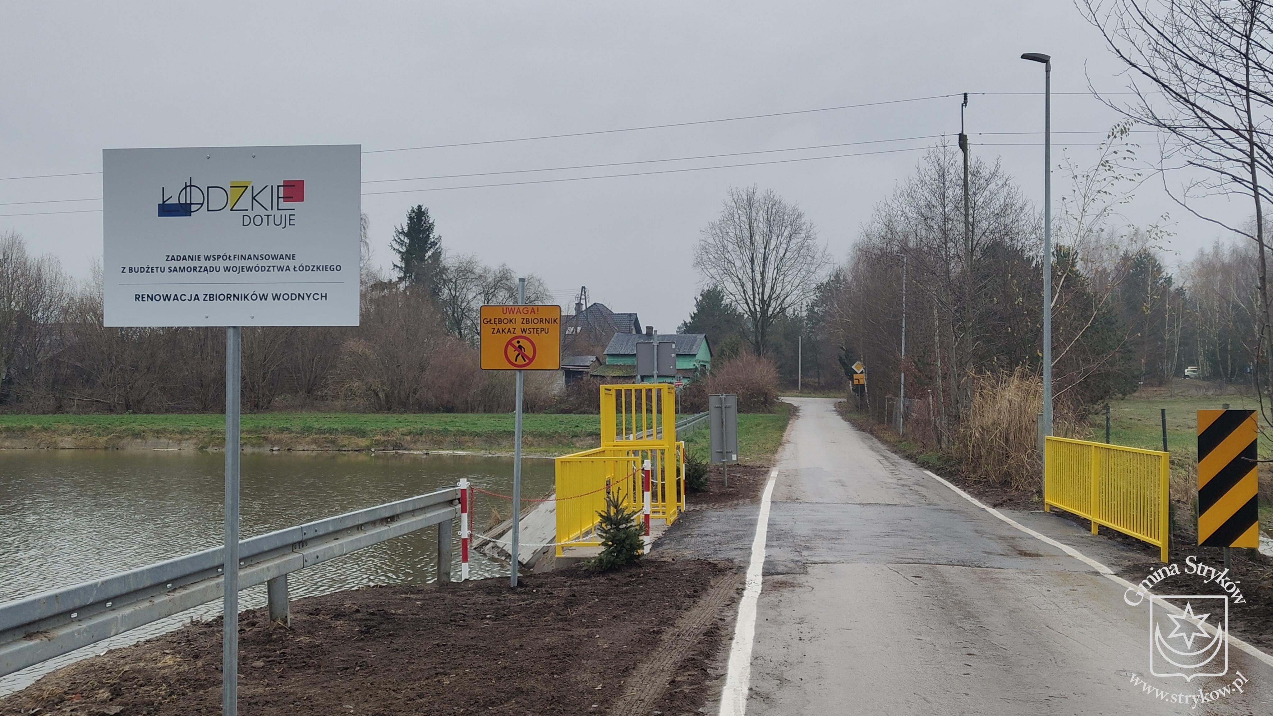 Zakończona przebudowa zbiornika wodnego w Warszewicach