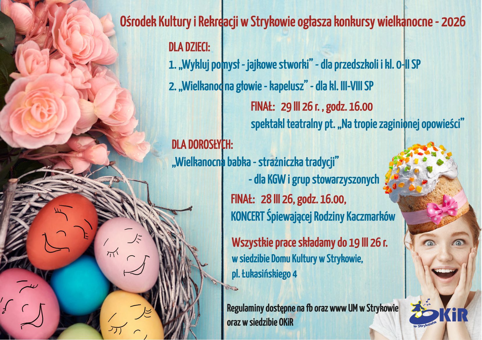 Wielkanocne konkursy plastyczne