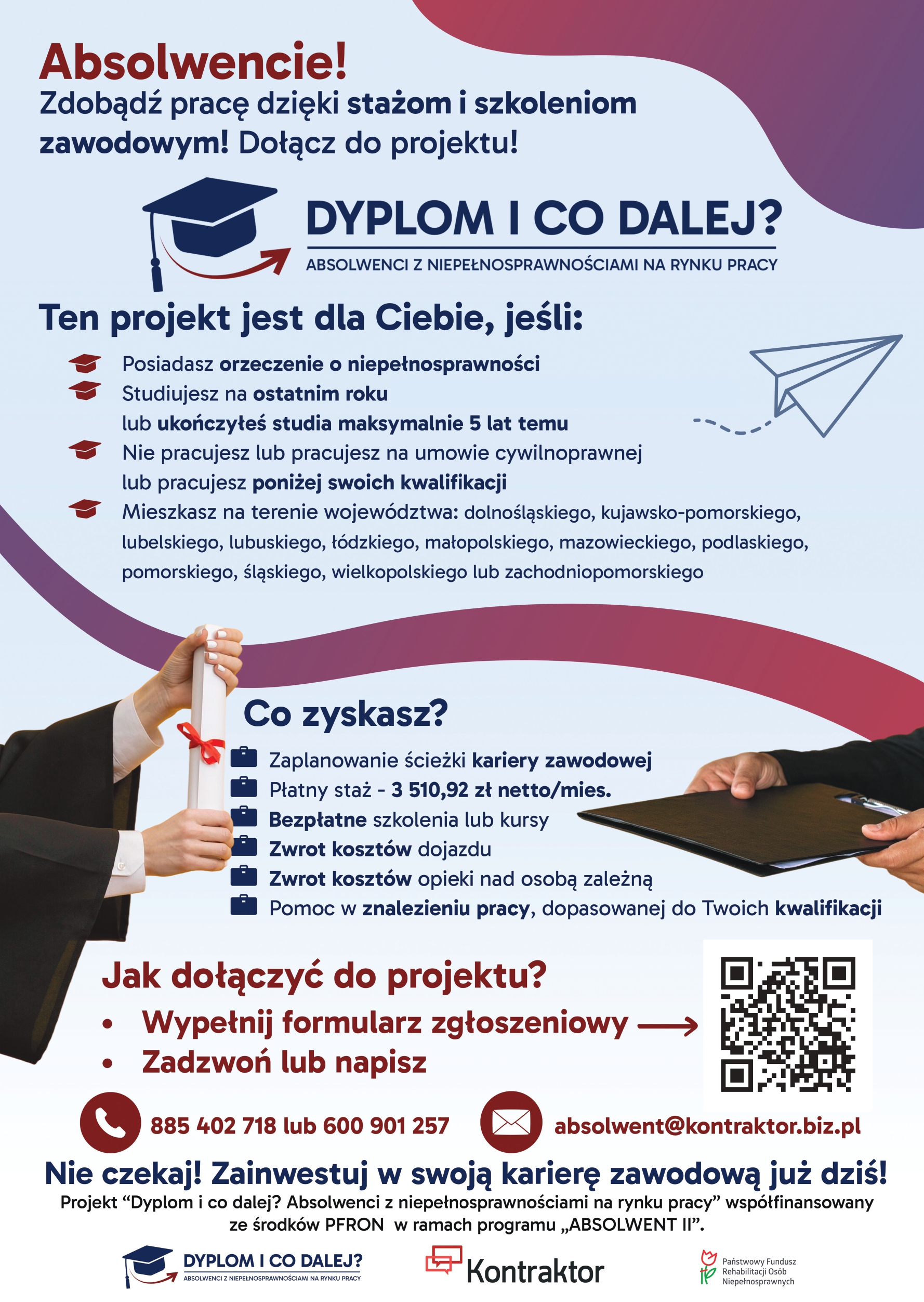 „Dyplom i co dalej?” – wsparcie absolwentów z niepełnosprawnościami na rynku pracy