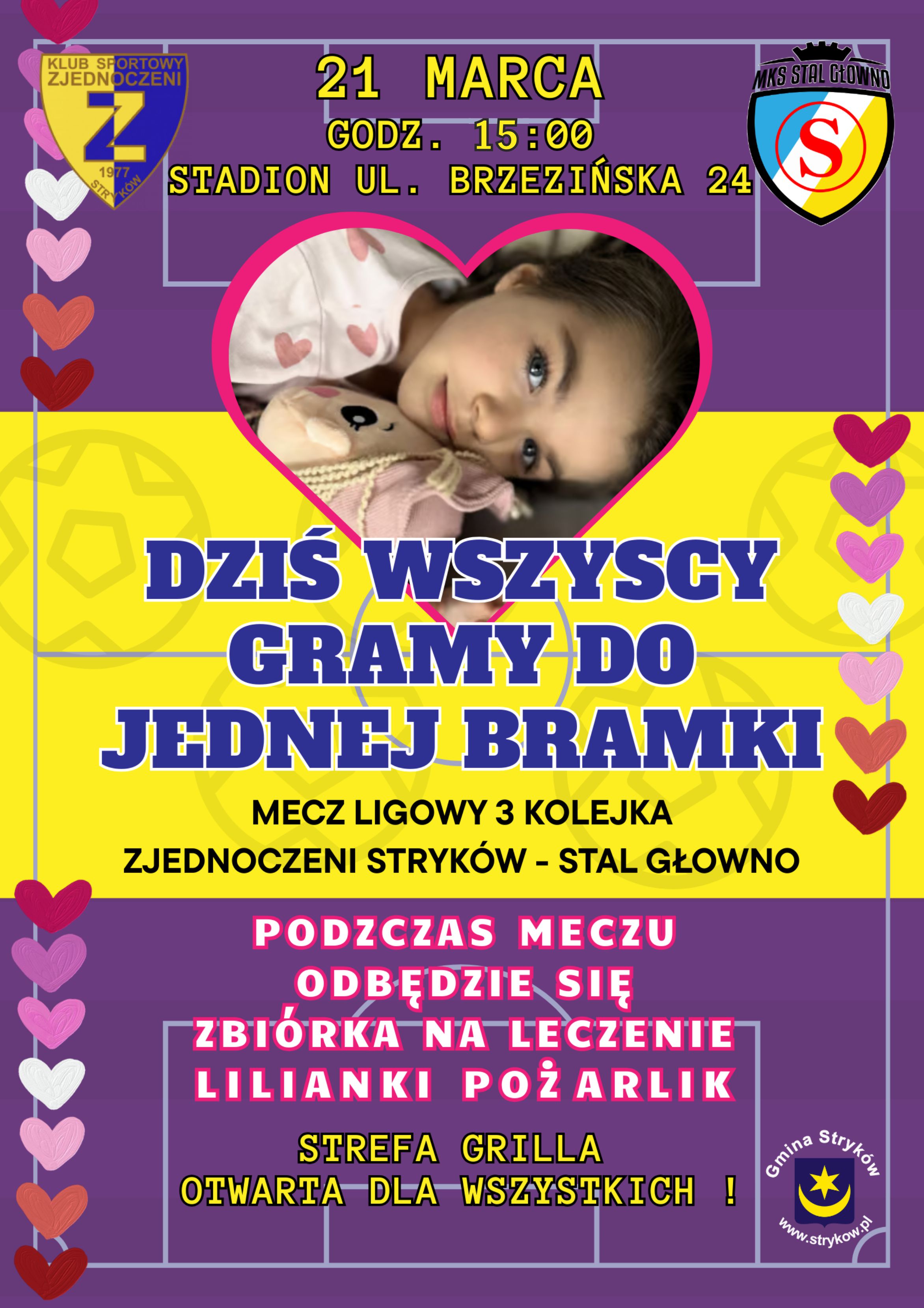 Przyjdźcie, kibicujcie, pomóżcie! - plakat
