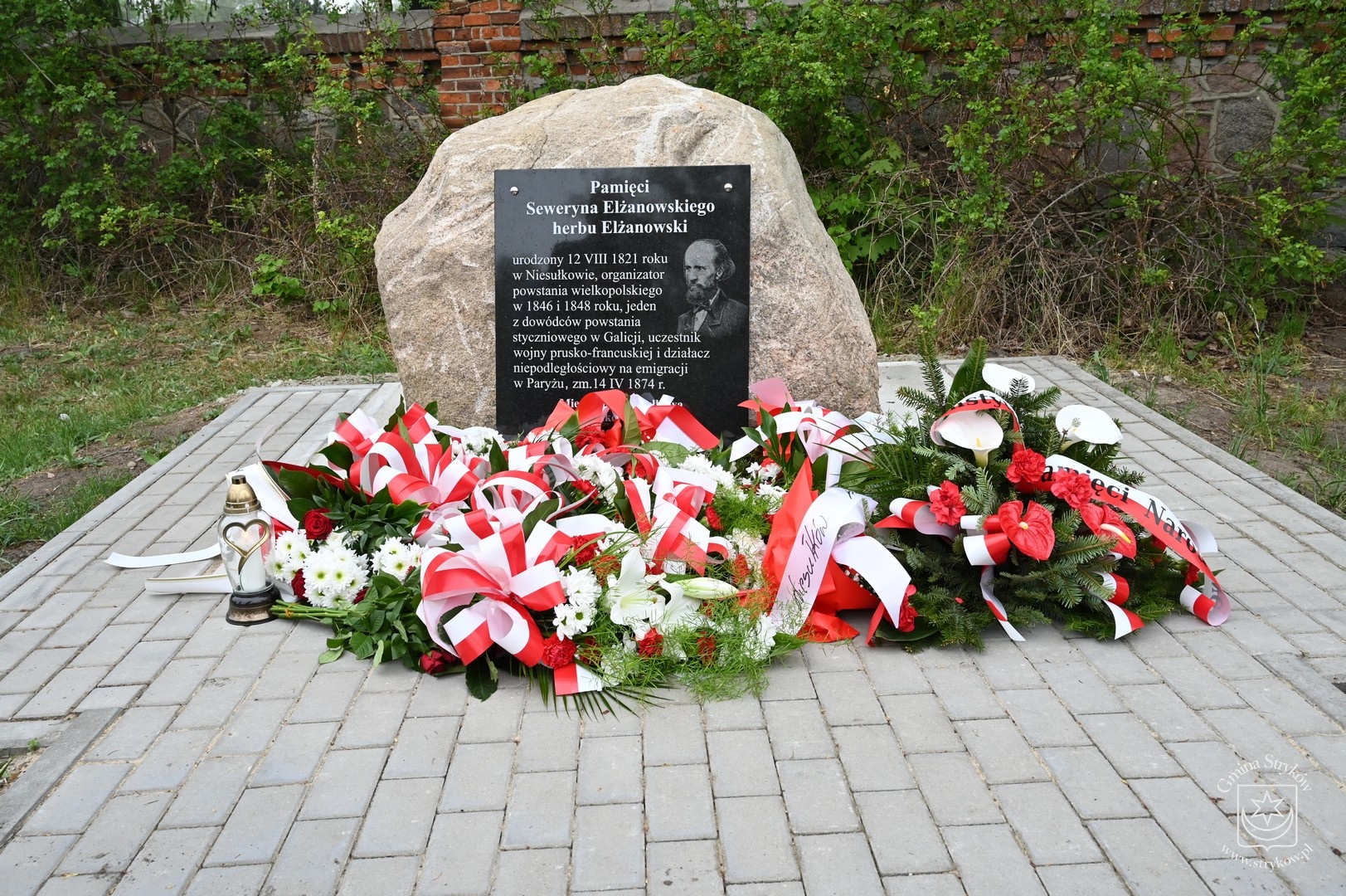 Odsłonięcie tablicy pamiątkowej w Niesułkowie