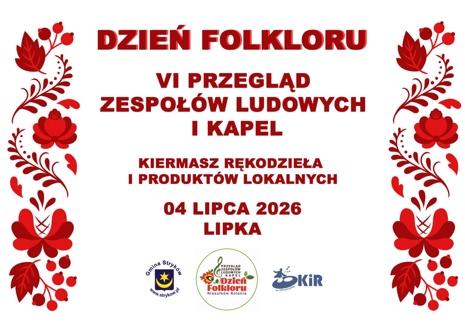 Dzień Folkloru - trwaja zapisy