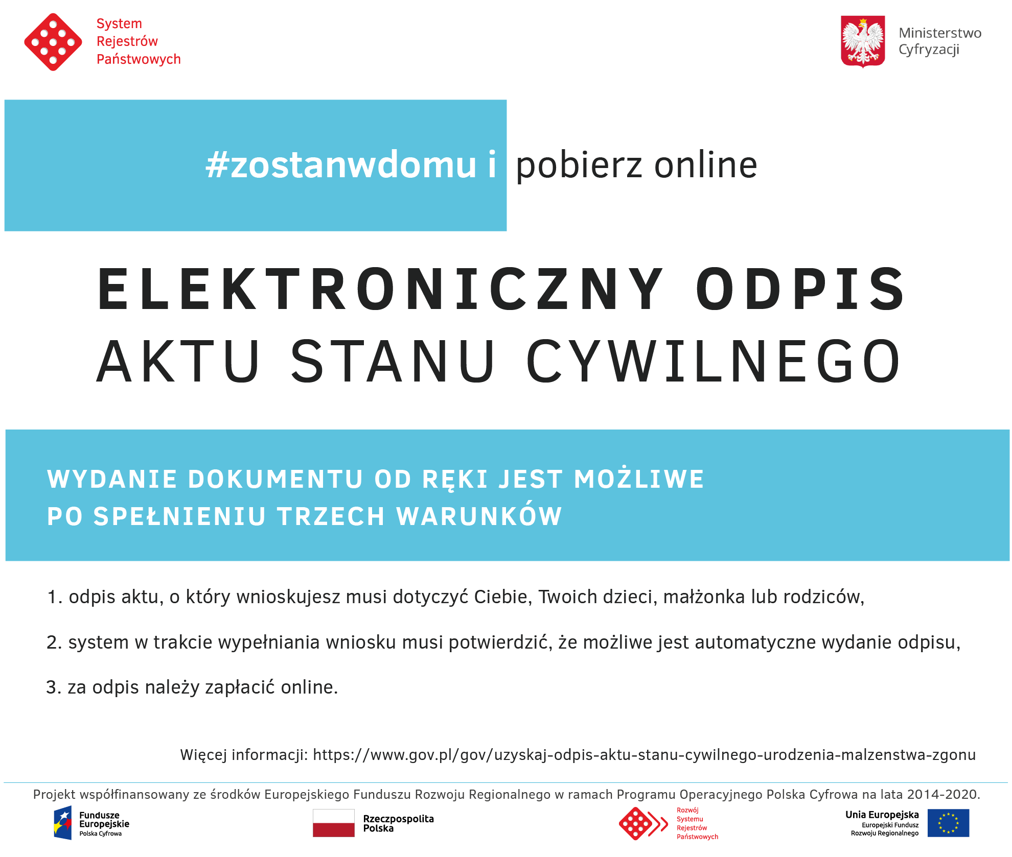 e-usługi - odpis aktu stanu cywilnego