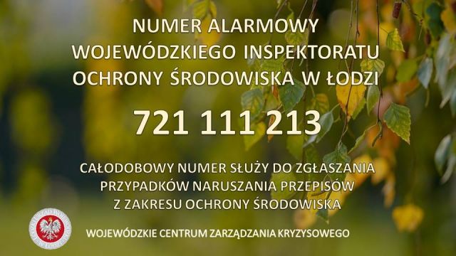 Całodobowy numer alarmowy