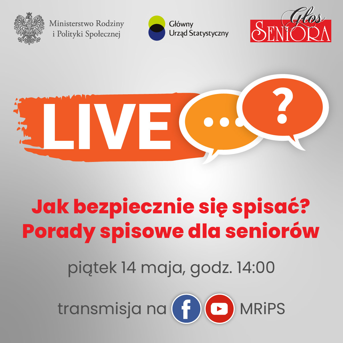 Porady spisowe dla seniorów online