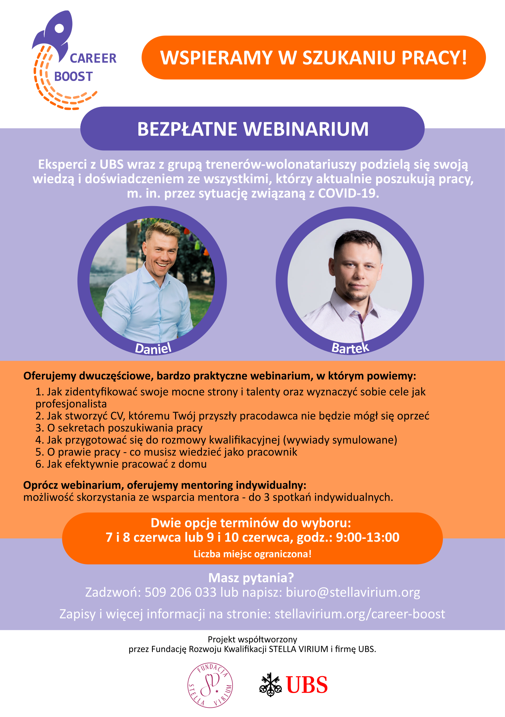 Bezpłatne webinarium "Wspieramy w szukaniu pracy"