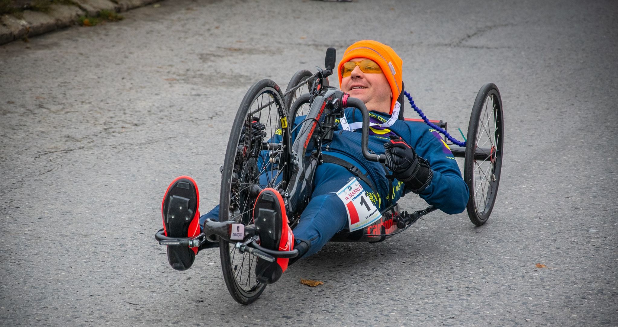 Marek Cłapiński na starachowickim półmaratonie