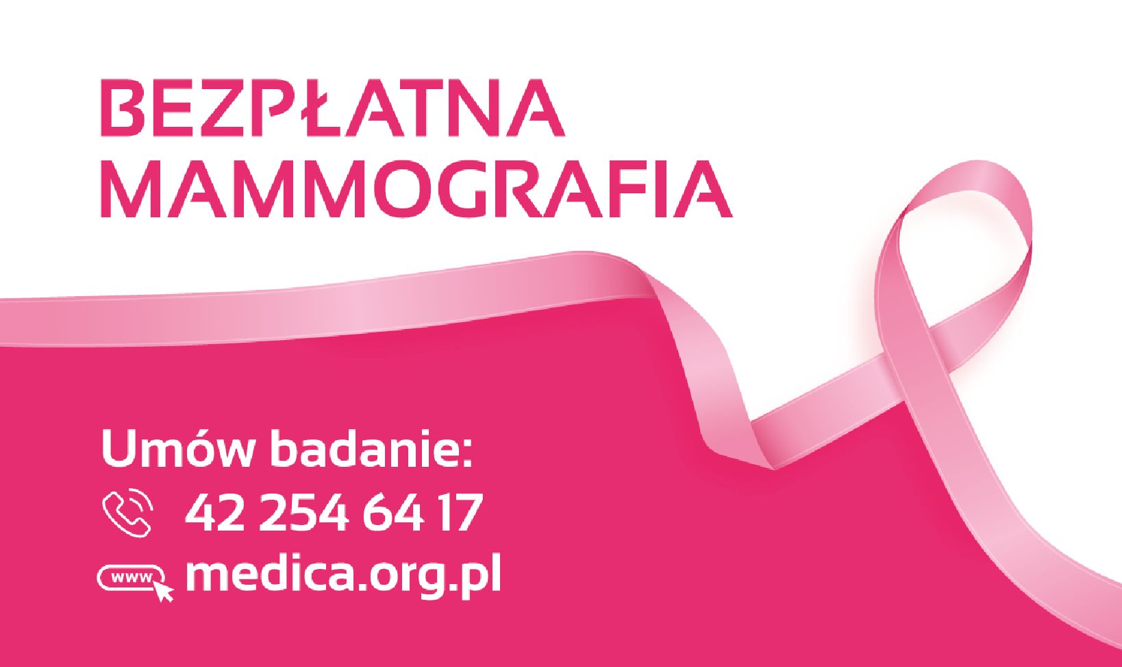 Bezpłatne badania mammograficzne