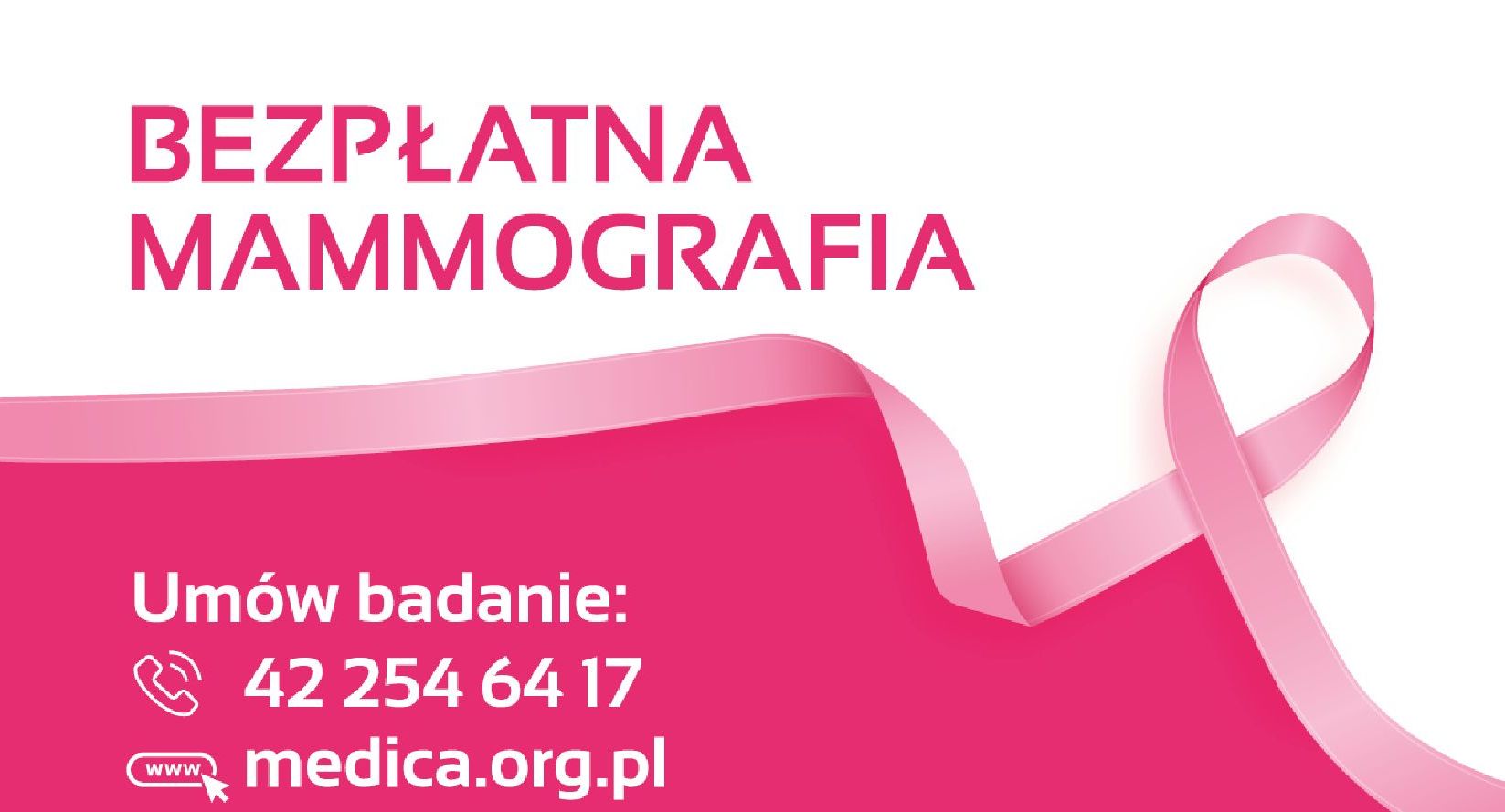 Bezpłatne badania mammograficzne