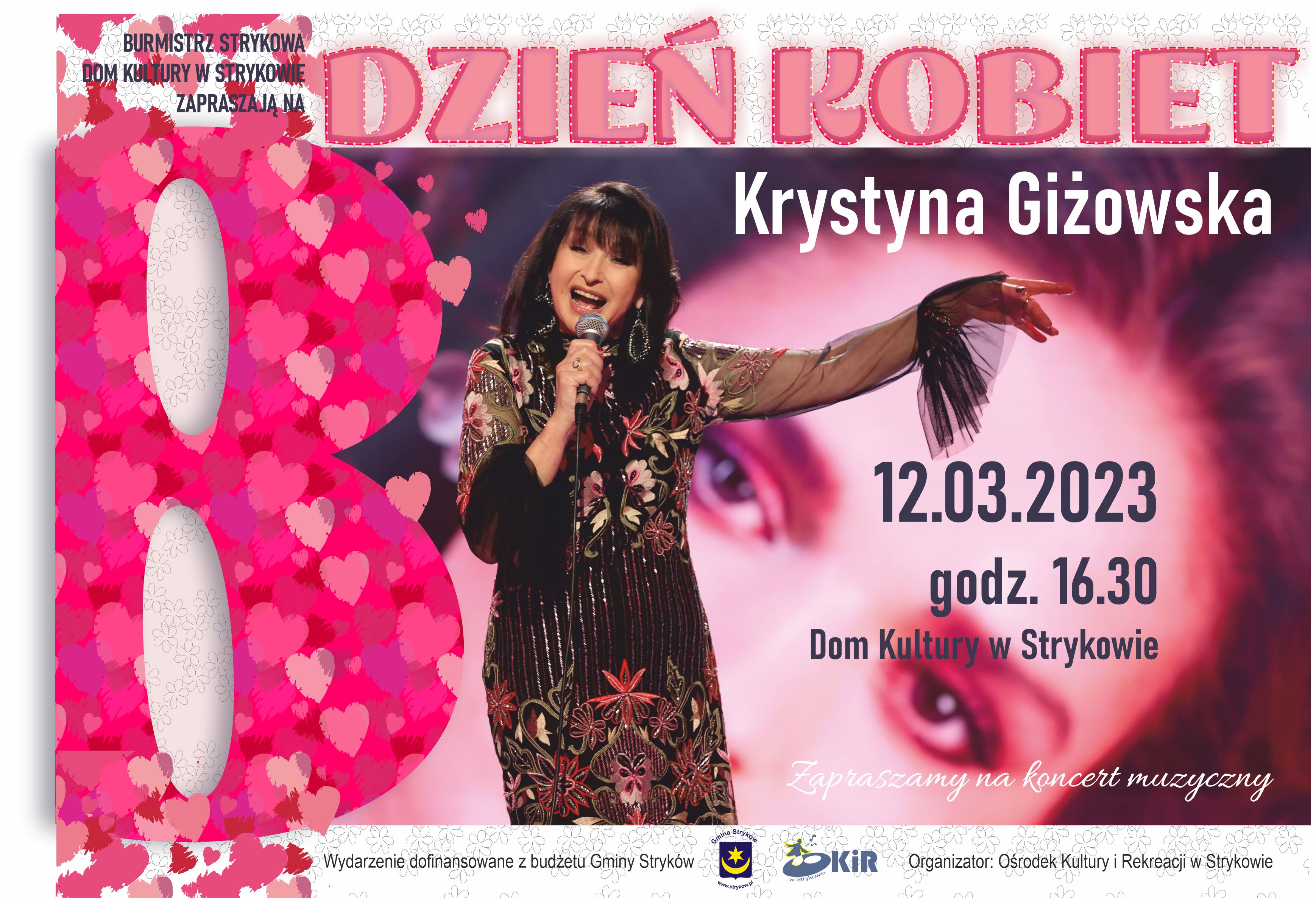 Zapraszamy na koncert z okazji Dnia Kobiet w Strykowie