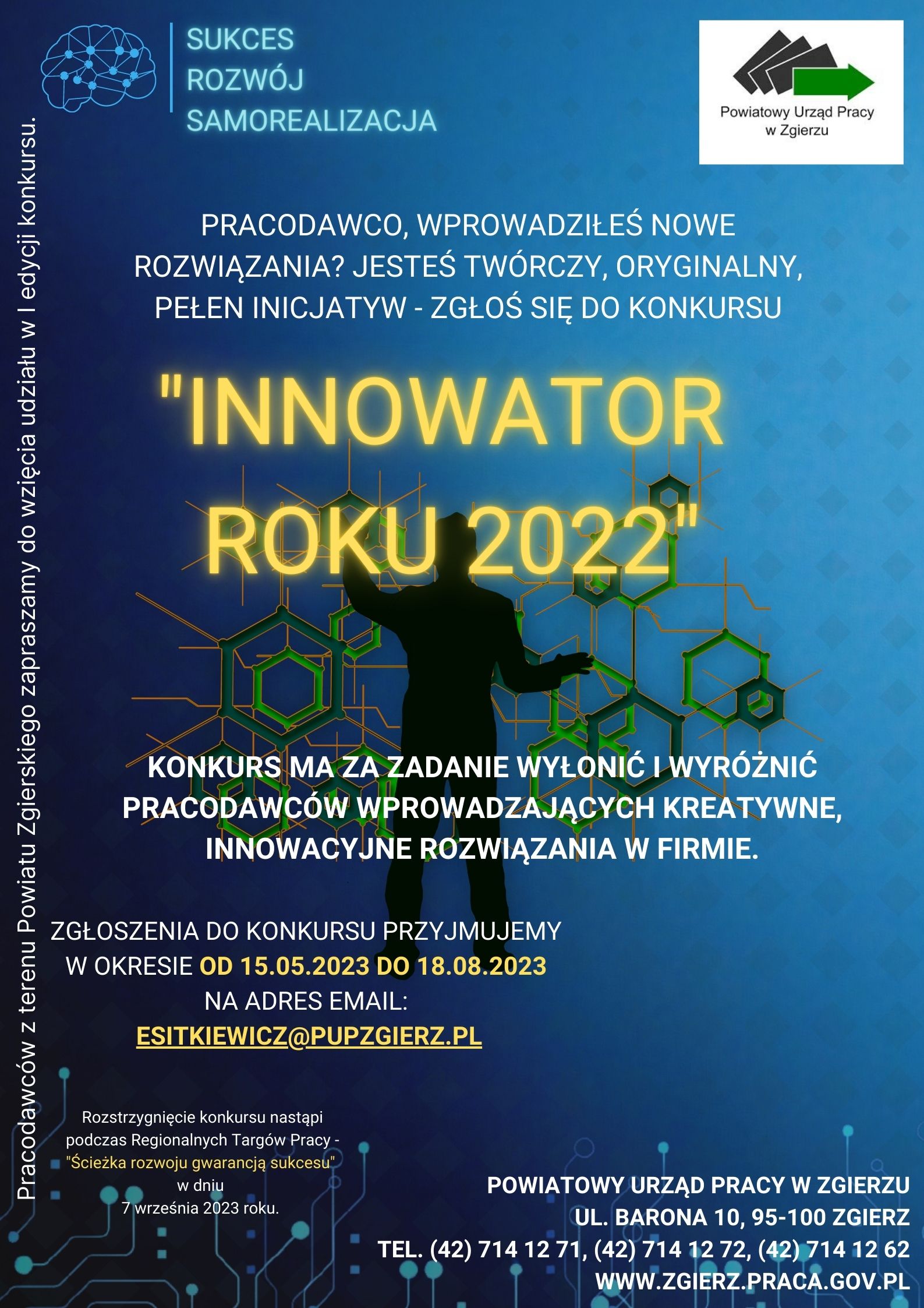 Konkurs Innowator Roku 2022 - nabór