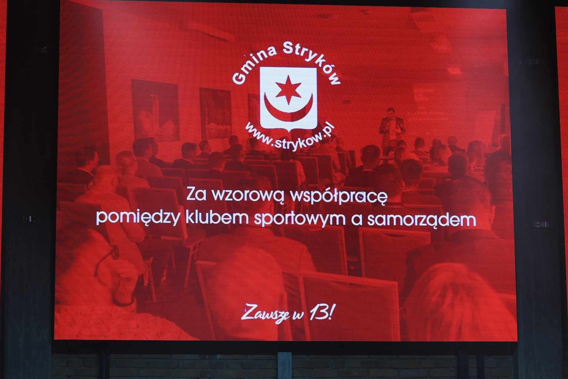 Widzew wyróżnił Gminę Stryków