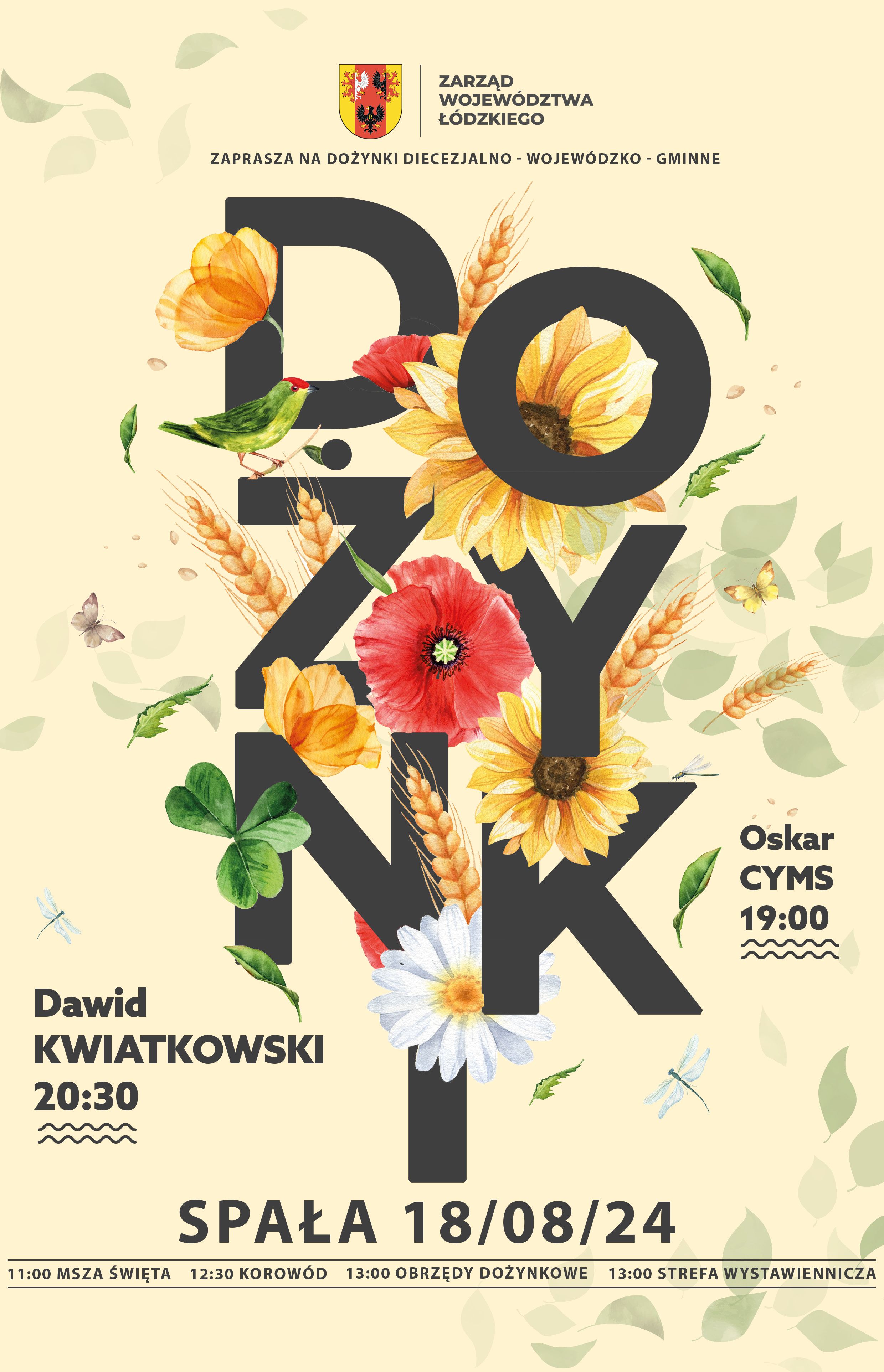 Dożynki Wojewódzkie - 18 sierpnia Spała