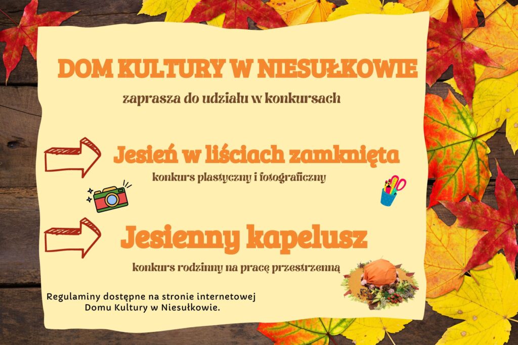 Jesienne konkursy w DK Niesułków